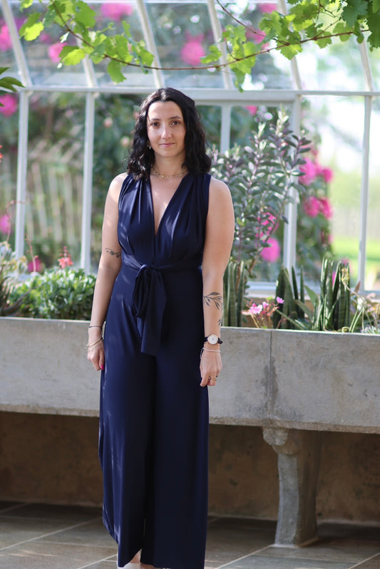 Combinaison Cécilia bleu marine