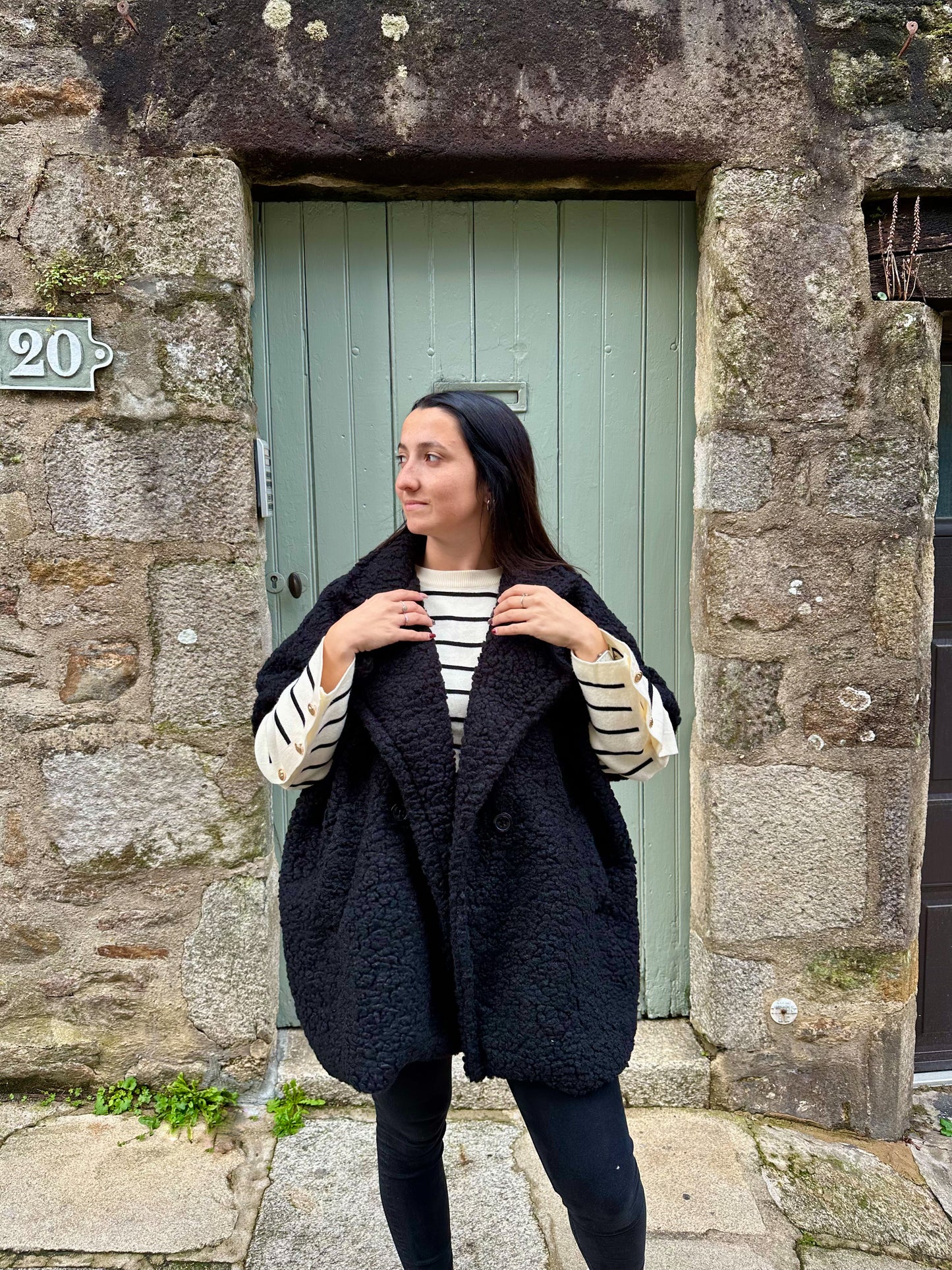 Veste sans manches Kamille noire