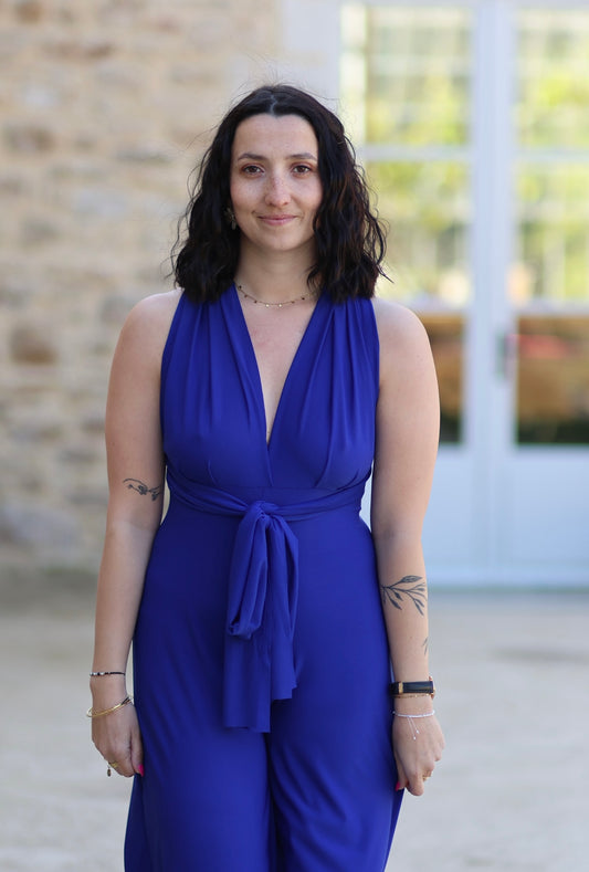 Combinaison Cécilia bleue