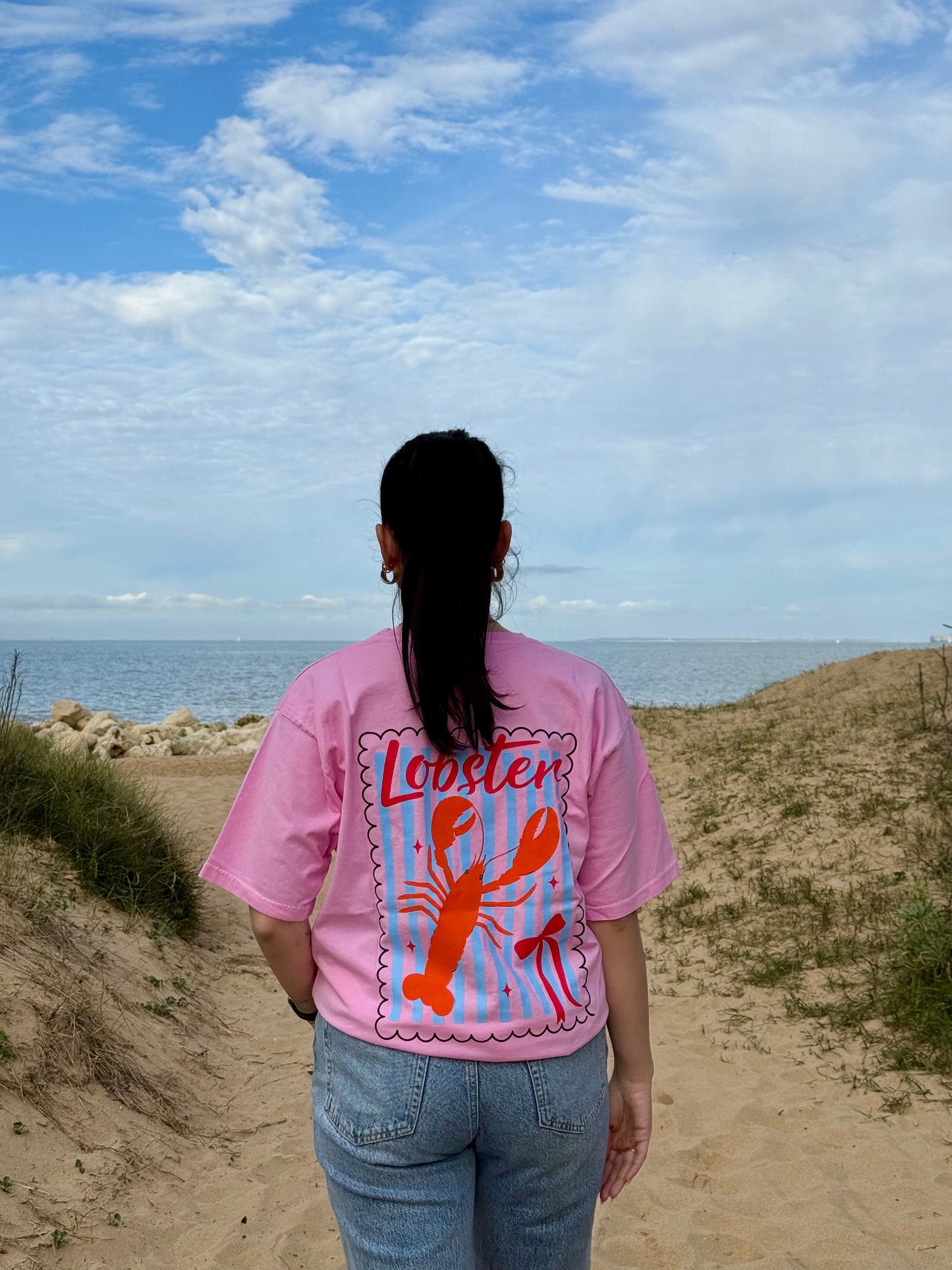 T-shirt Lobster rose