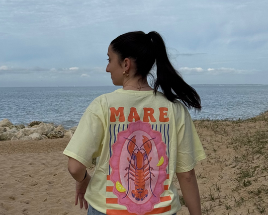 T-shirt Homard jaune