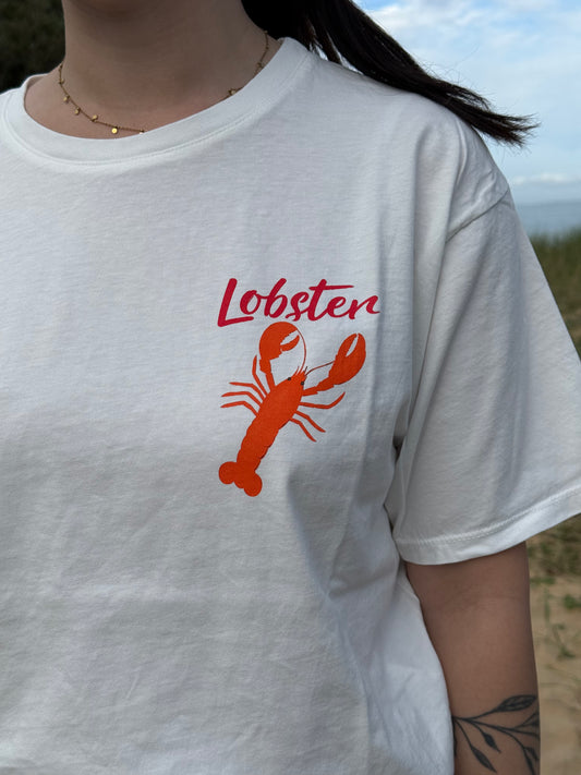 T-shirt Lobster blanc