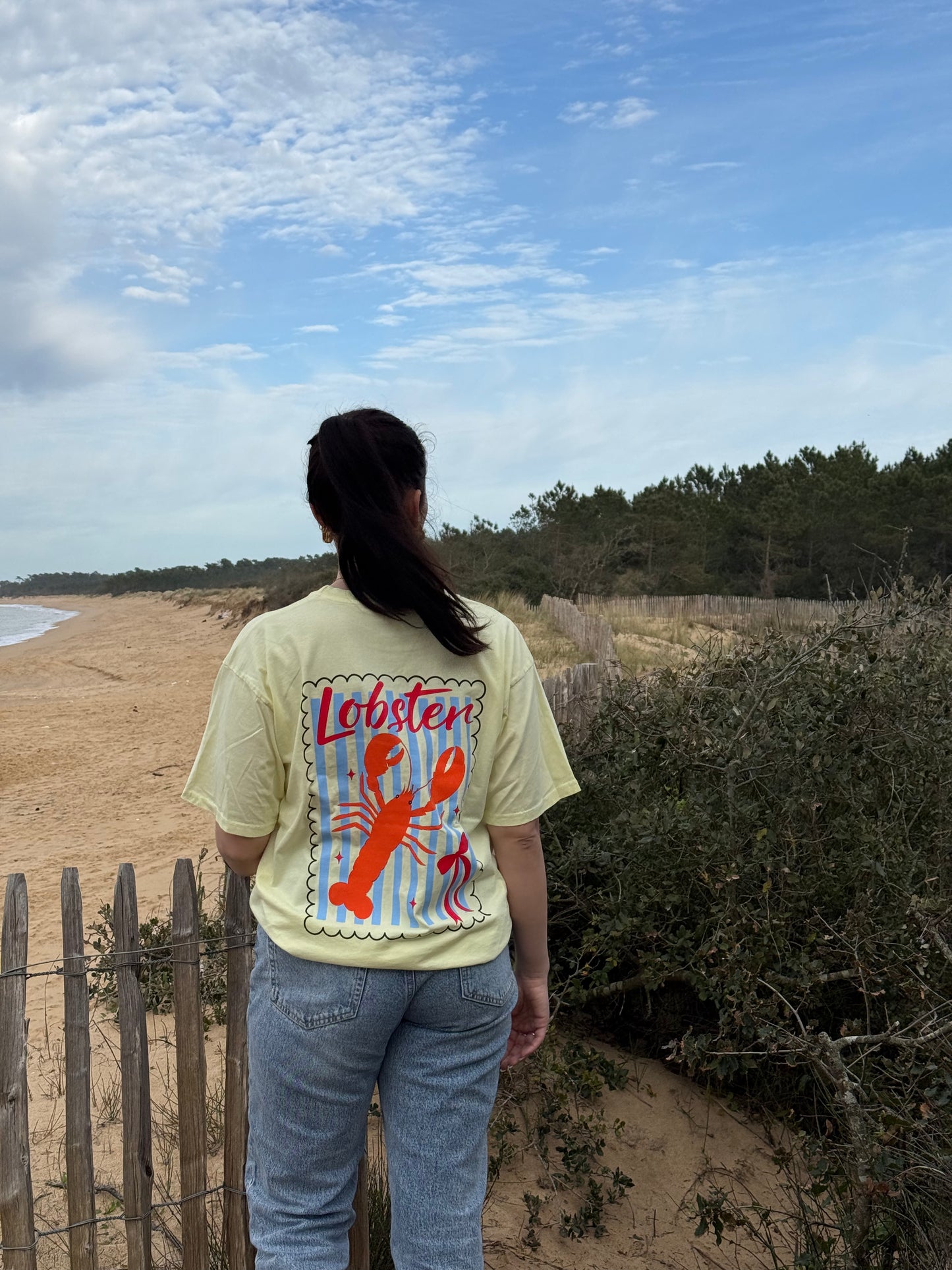 T-shirt Lobster jaune