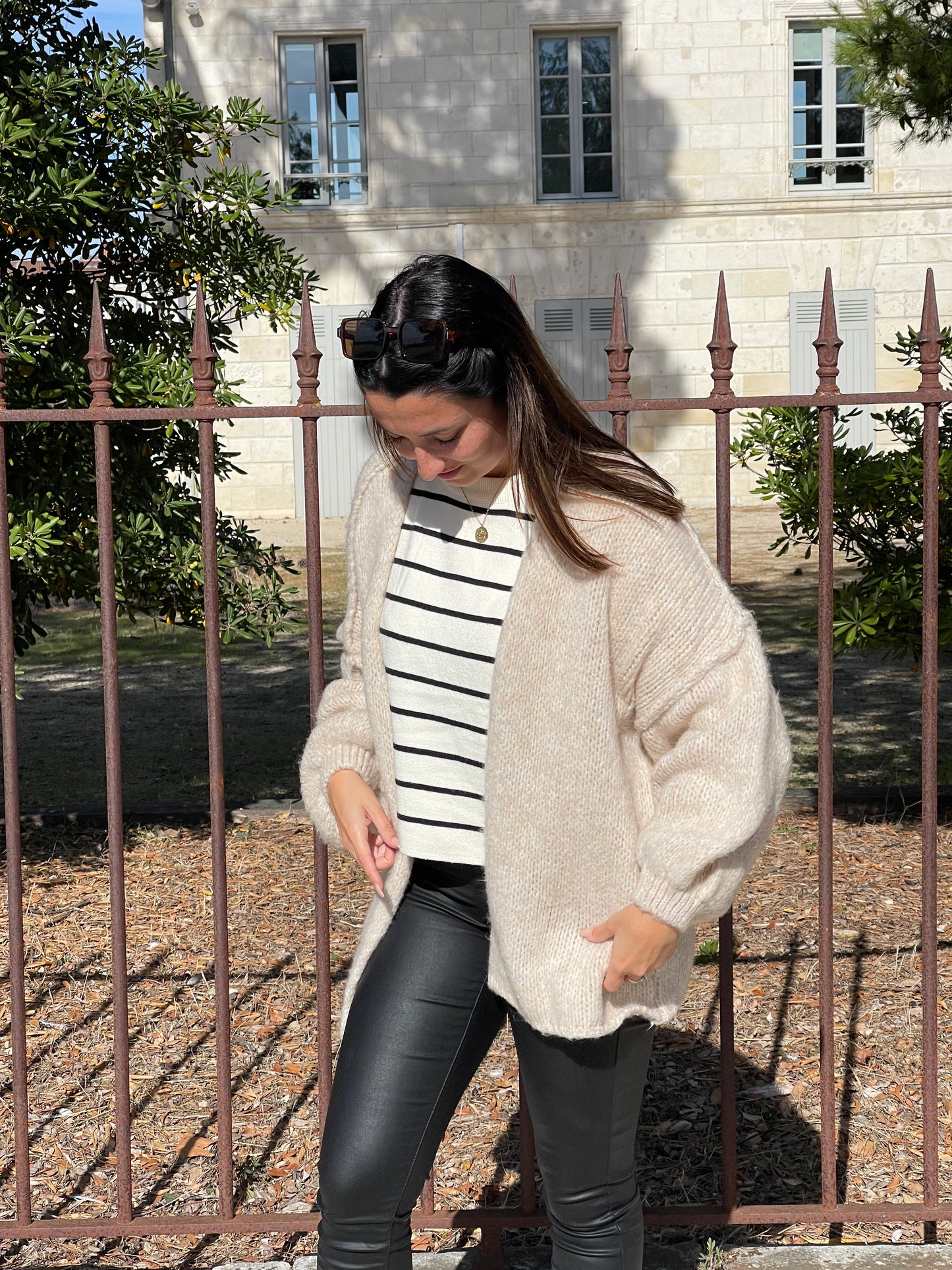 Gilet beige Katia