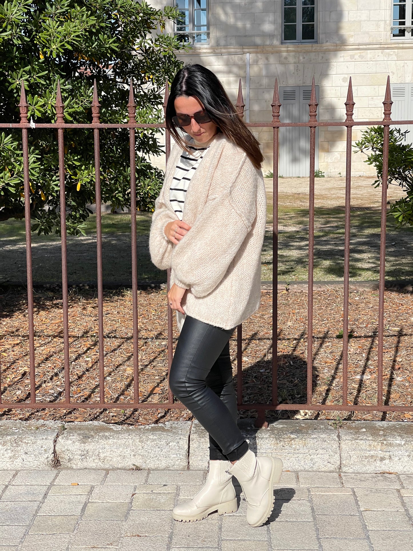 Gilet beige Katia