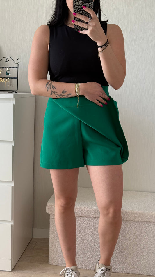 Jupe short verte