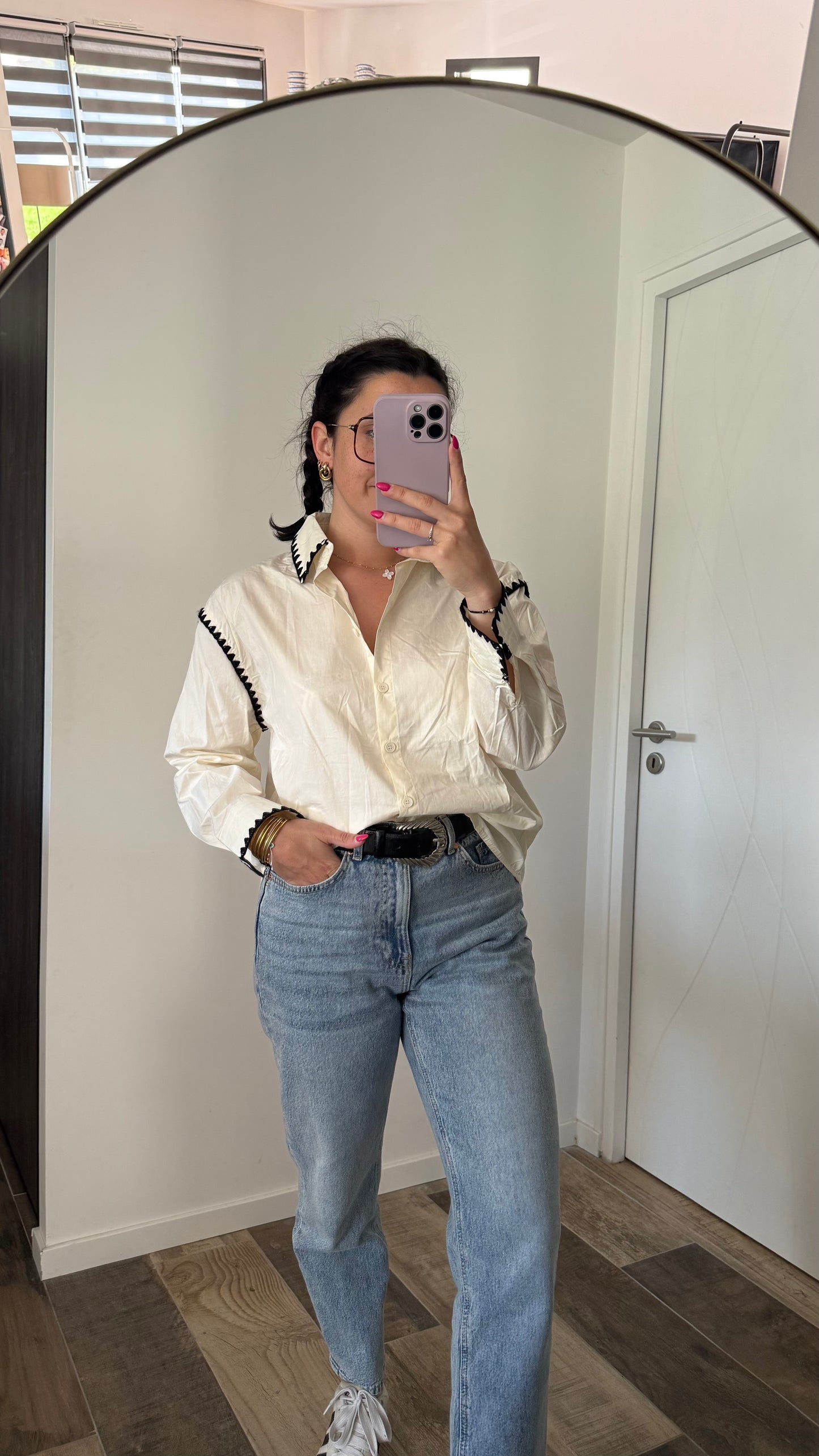 Chemise crème