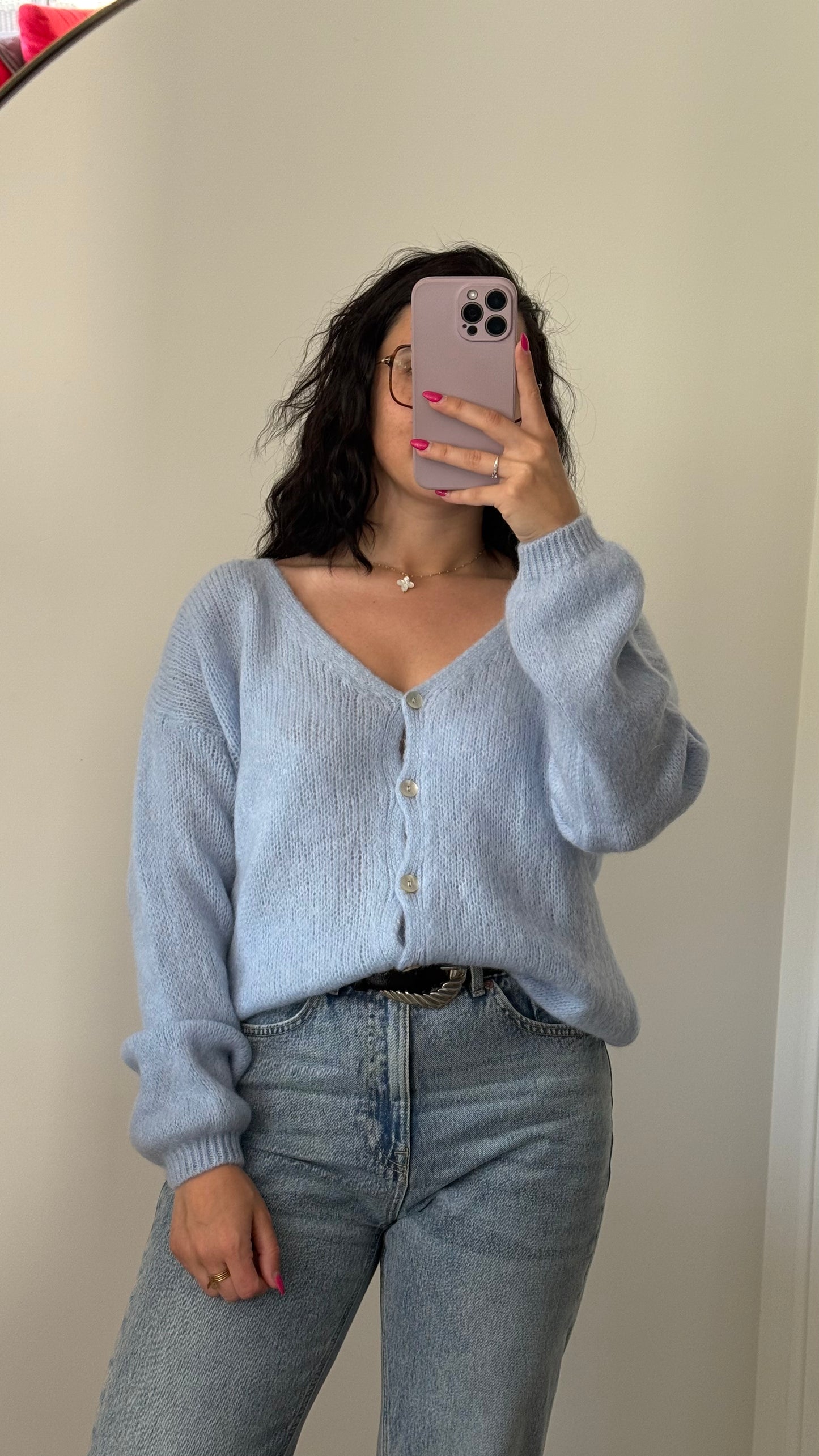 Pull bleu