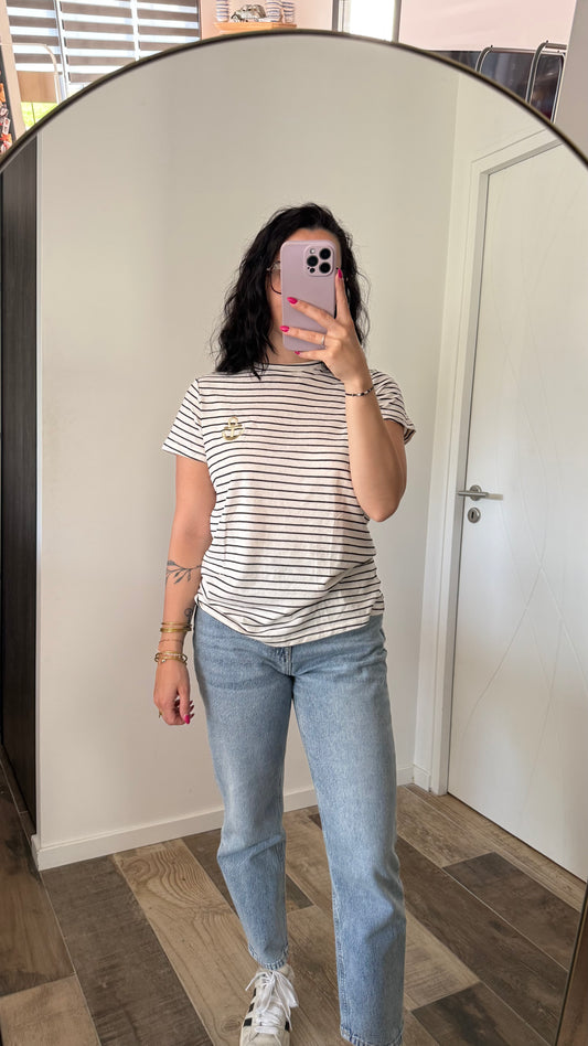 T-shirt ancre marinière