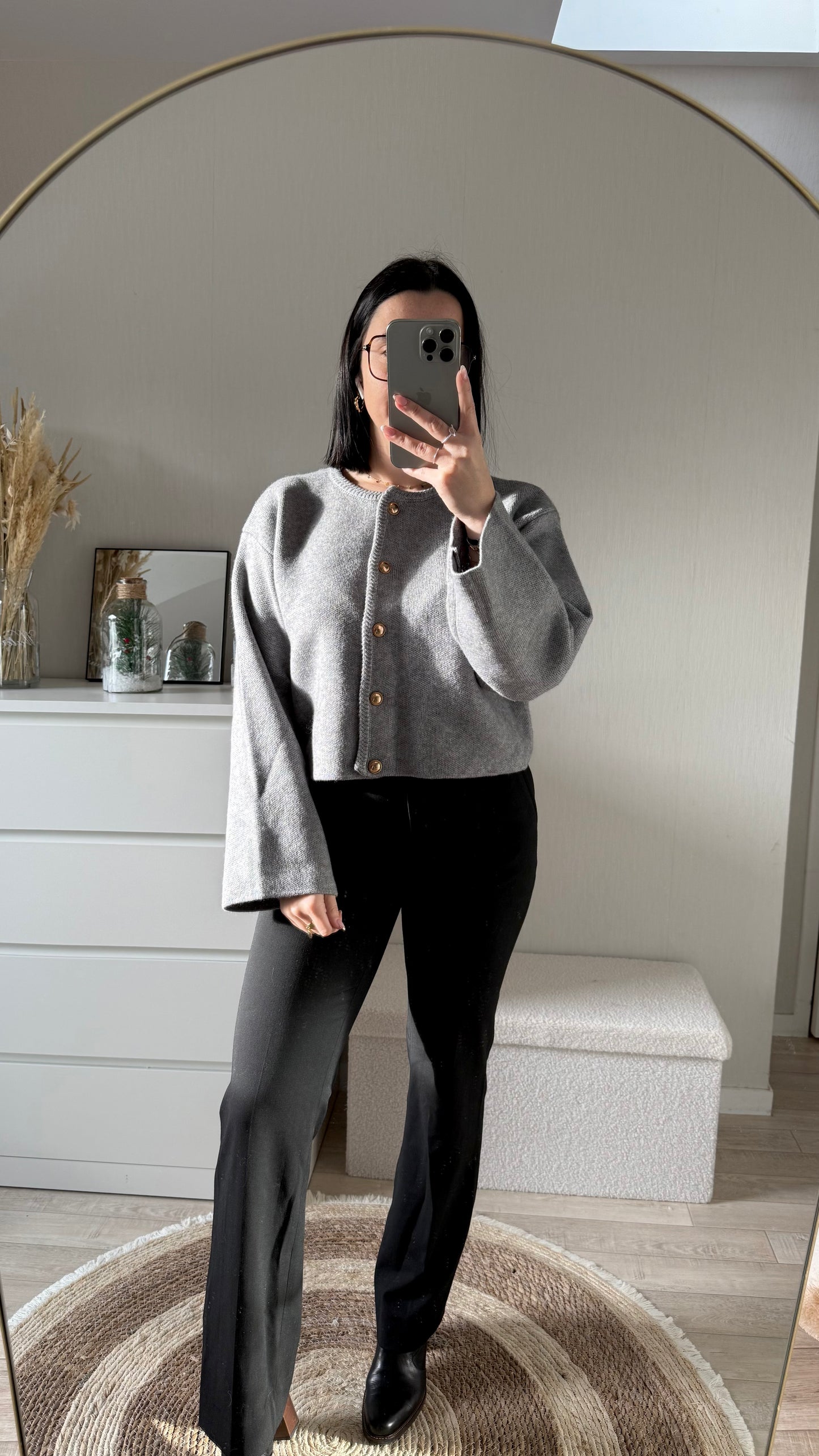 Gilet gris