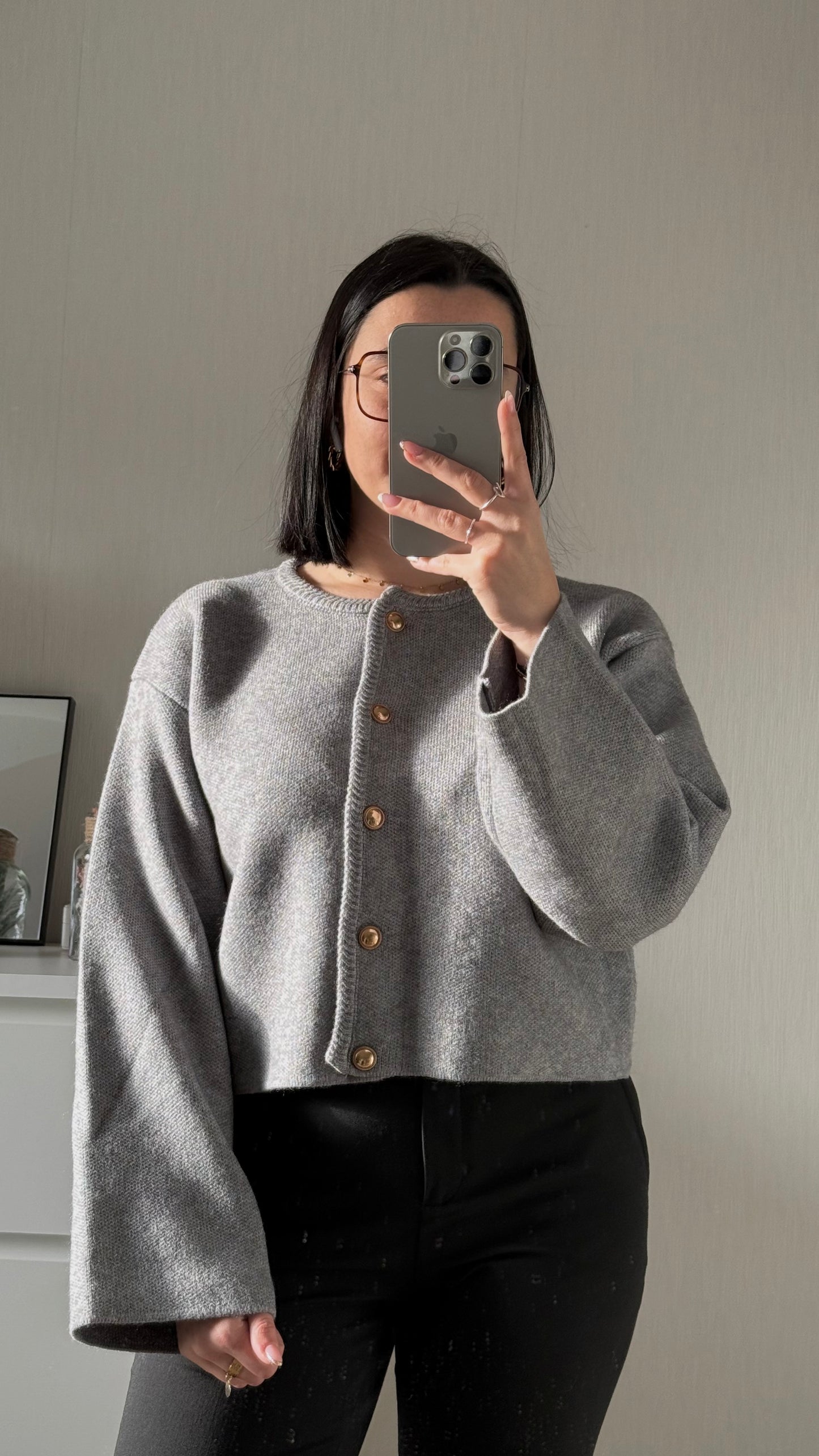 Gilet gris
