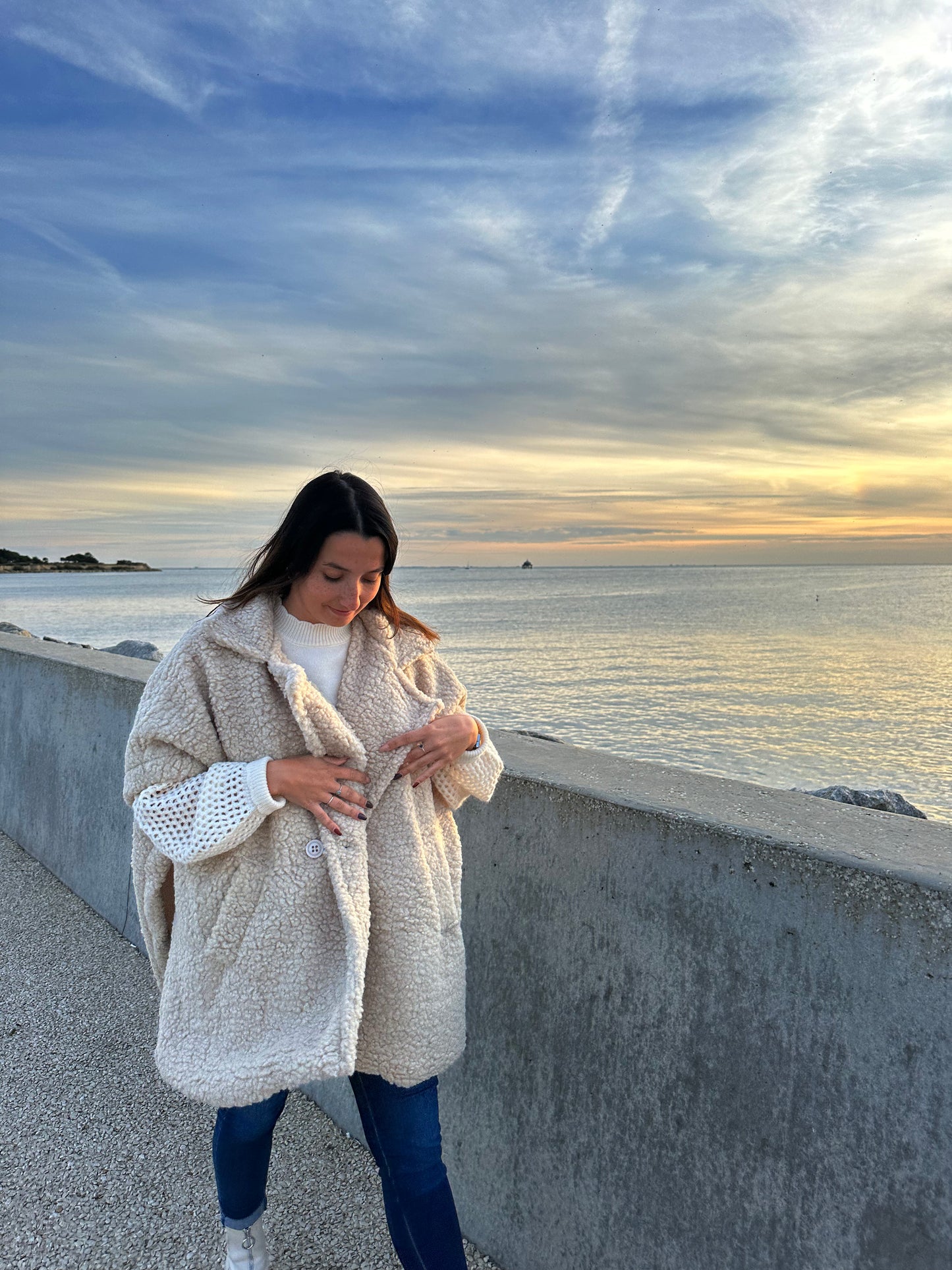 Veste sans manches Kamille beige