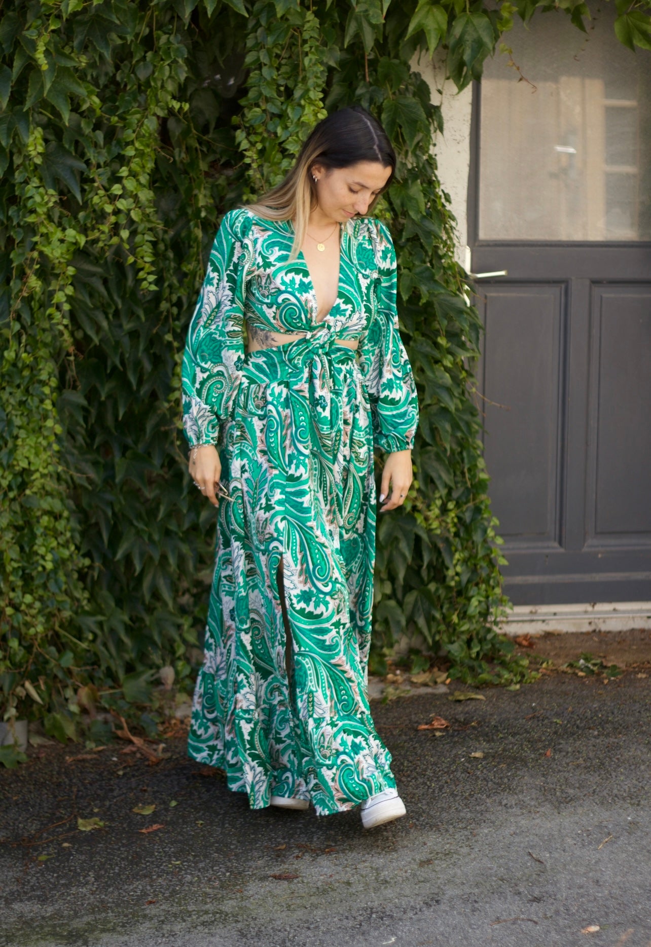 Robe Gabriella verte