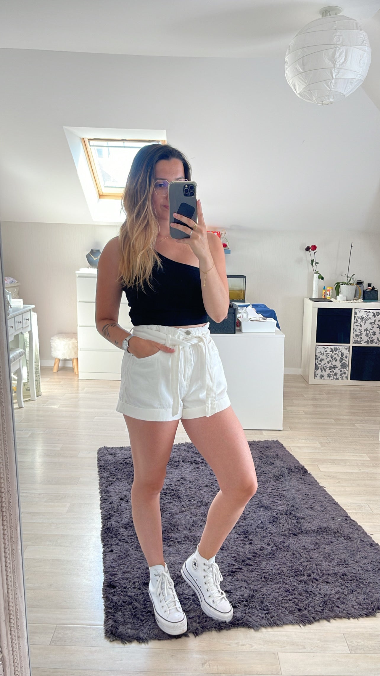 Short en jean
