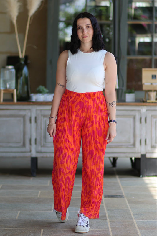 Pantalon plissé Claire