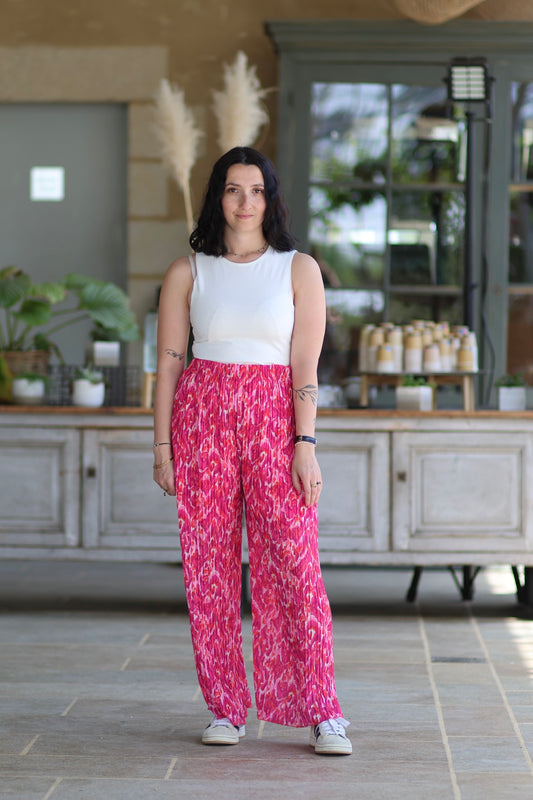 Pantalon plissé Claire