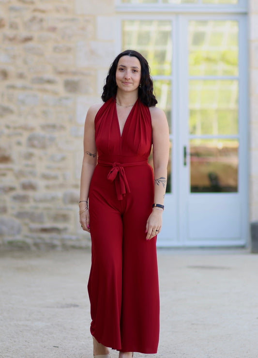 Combinaison Cécilia rouge