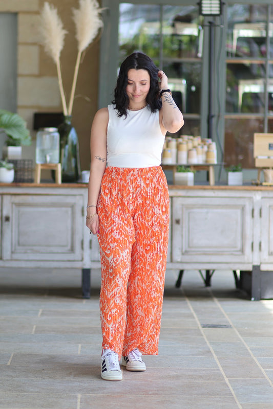 Pantalon plissé Claire