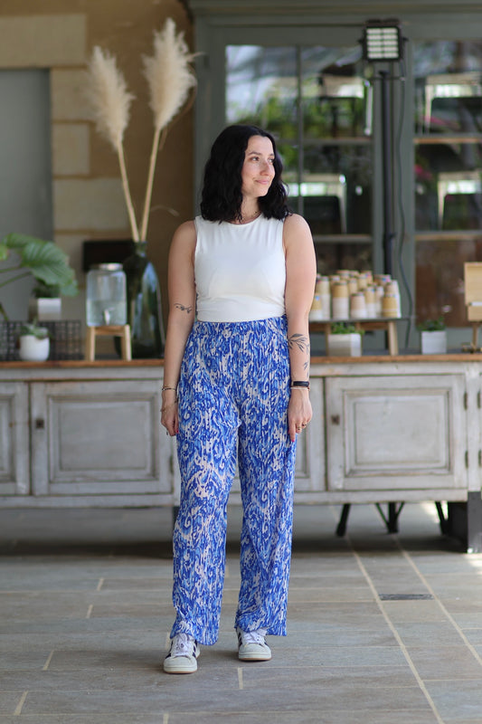 Pantalon plissé Claire