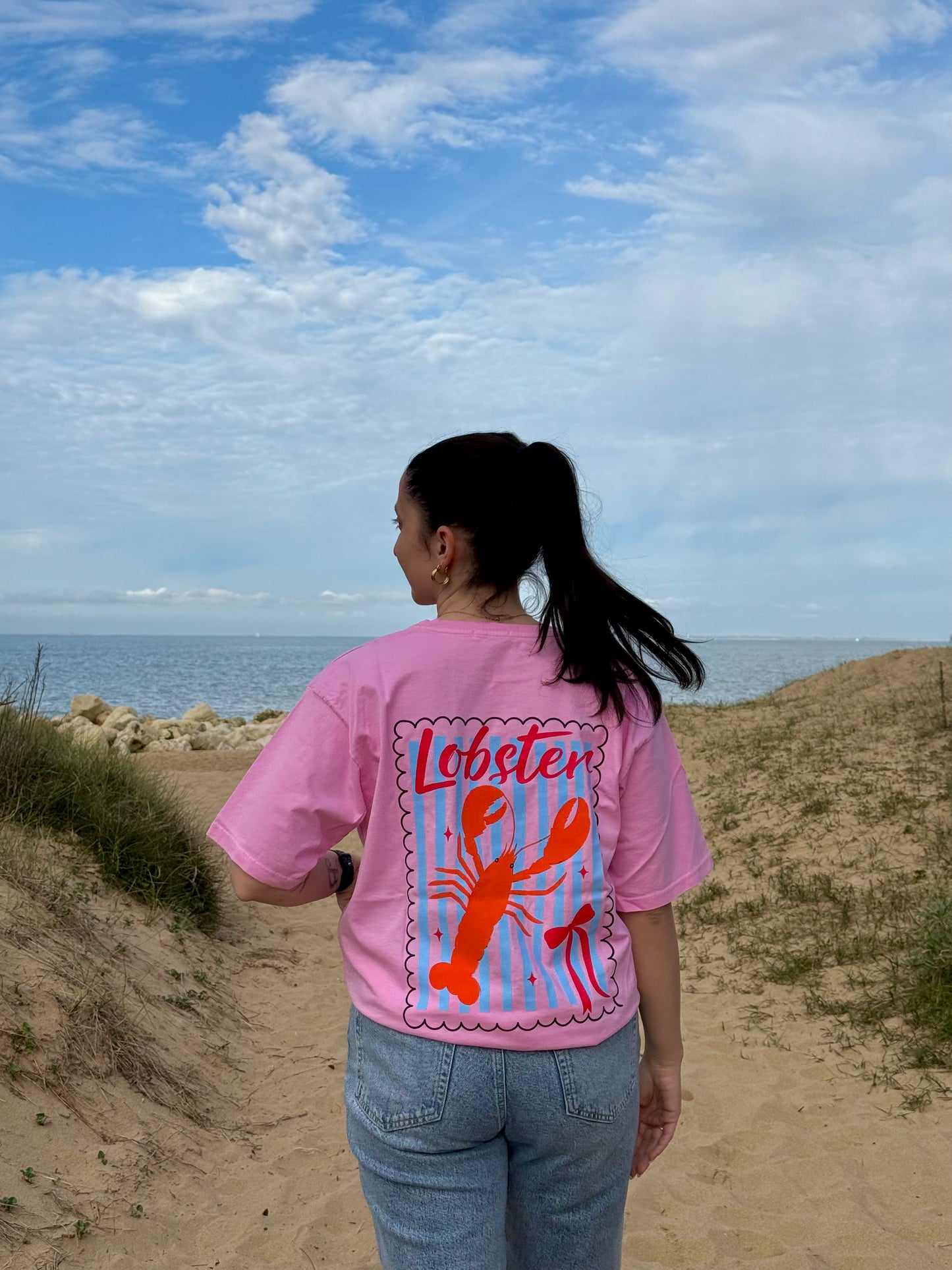 T-shirt Lobster rose