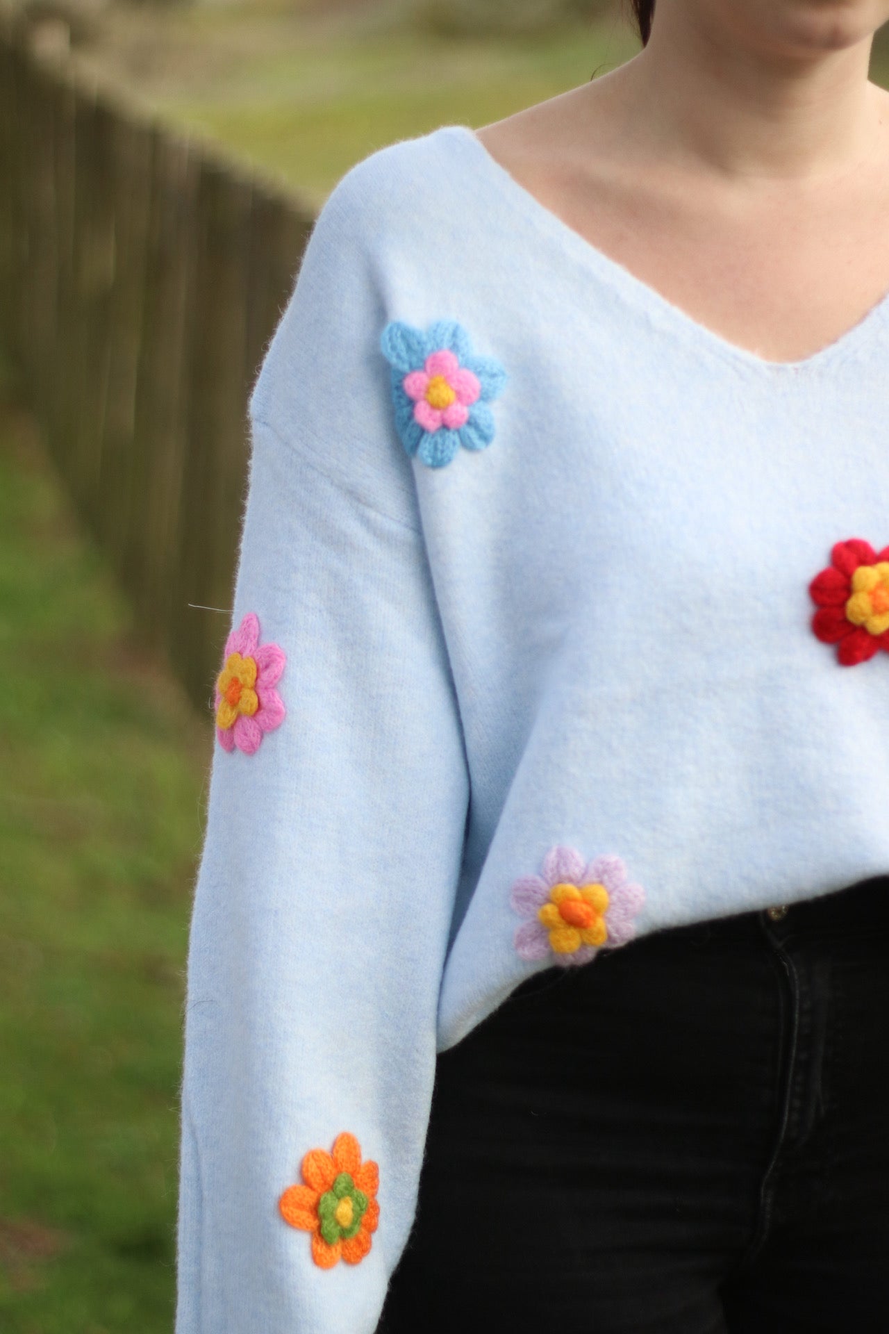 Pull fleurs