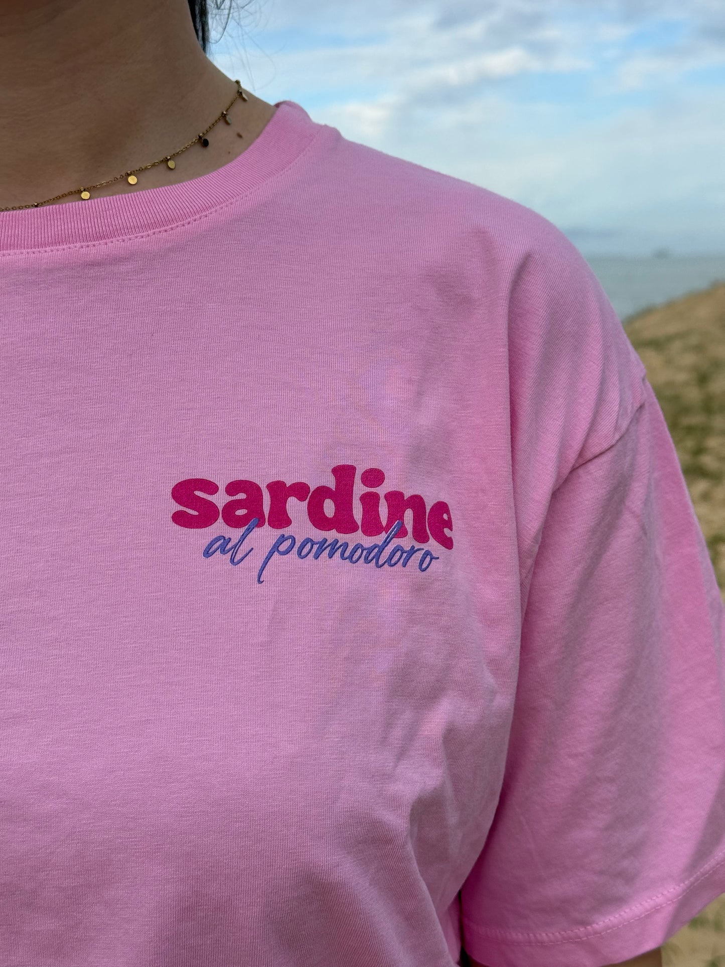 T-shirt Sardine rose