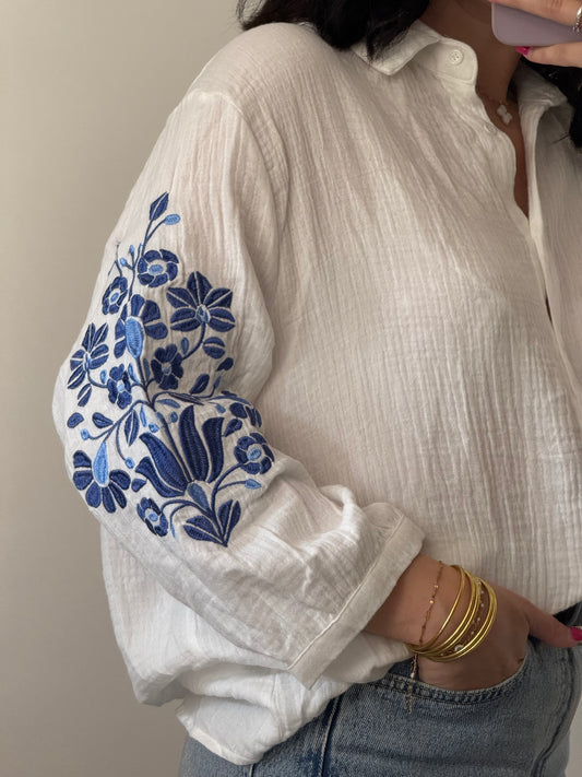 Chemise gaze de coton