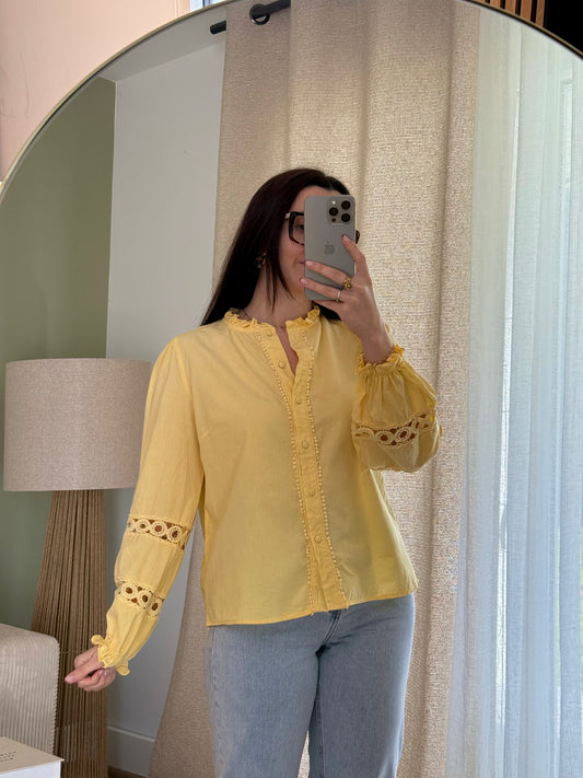 Chemise jaune Elisa