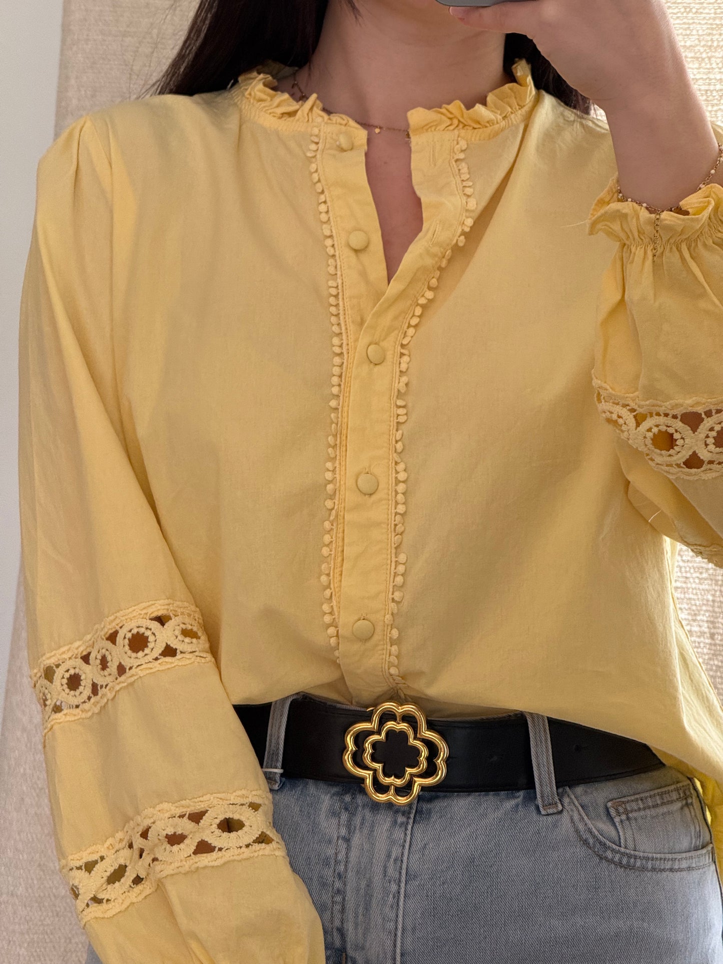 Chemise jaune Elisa