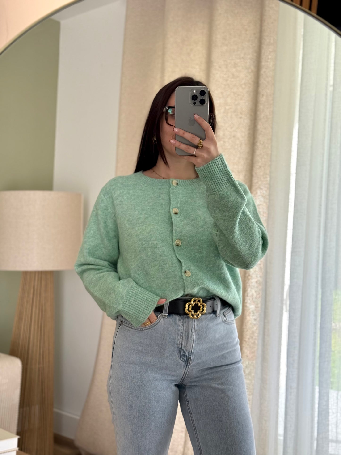 Gilet vert Esmee