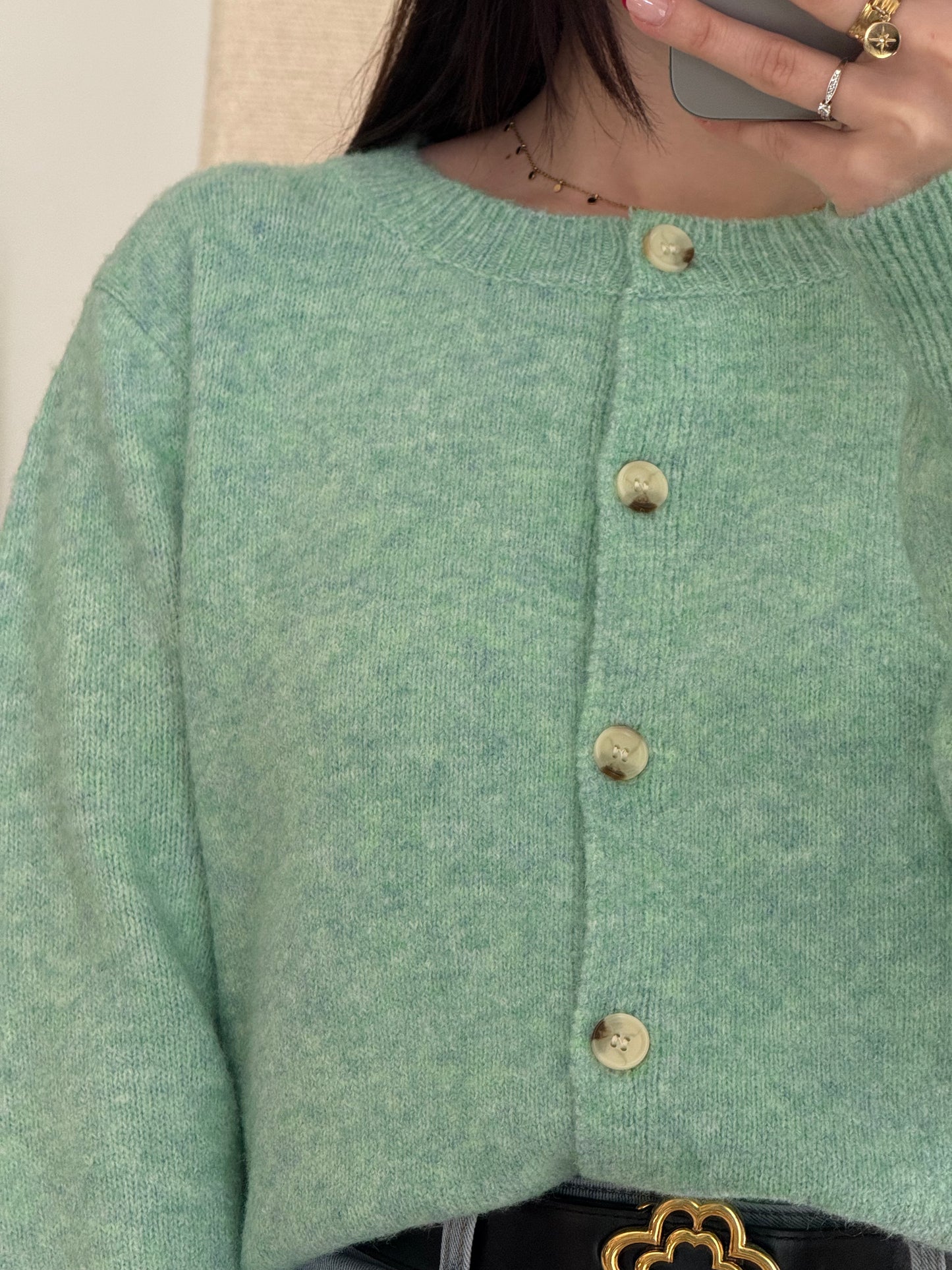 Gilet vert Esmee