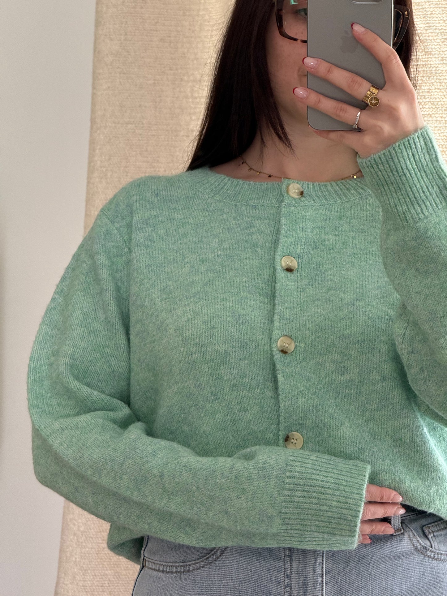 Gilet vert Esmee