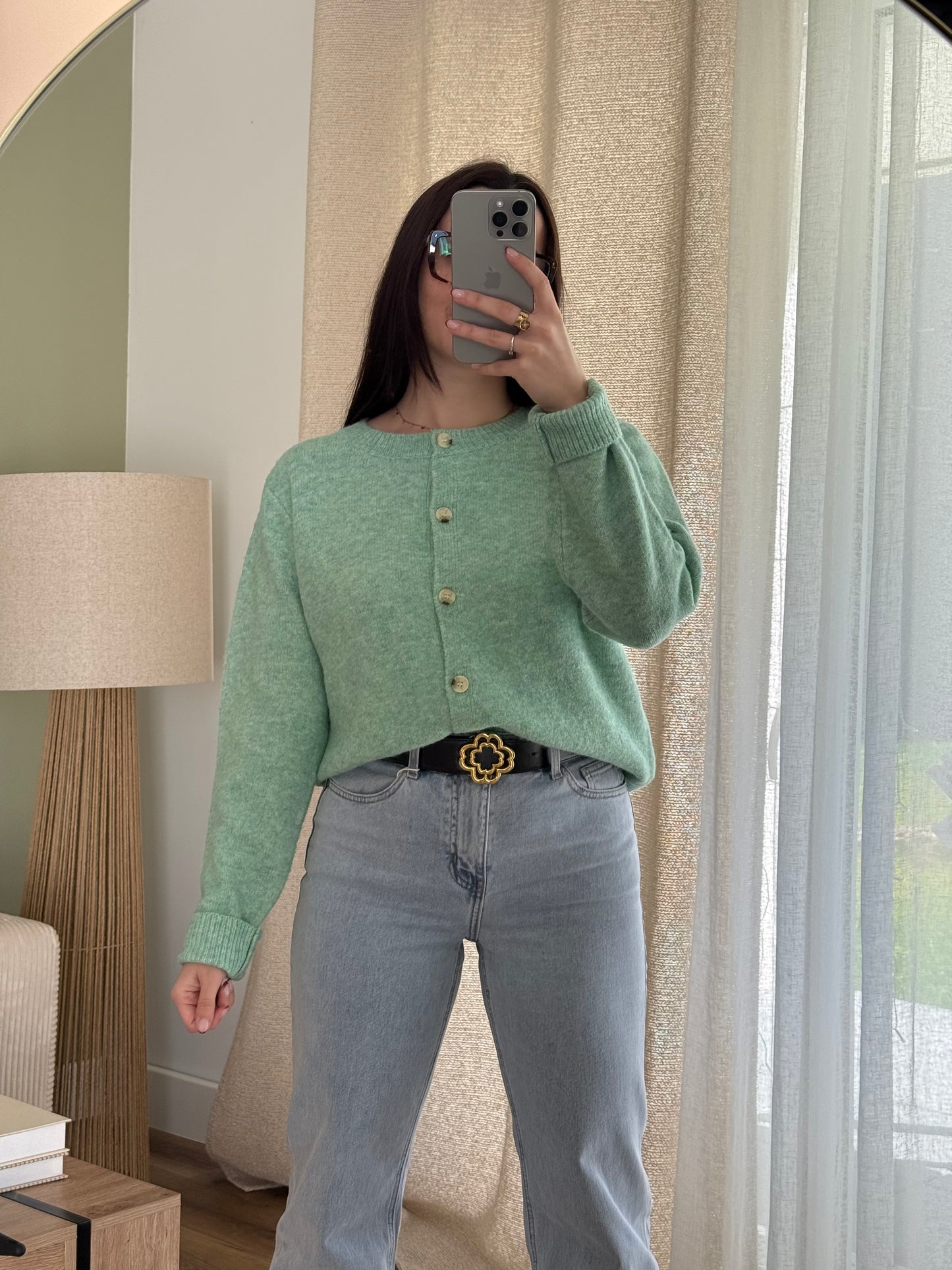 Gilet vert Esmee