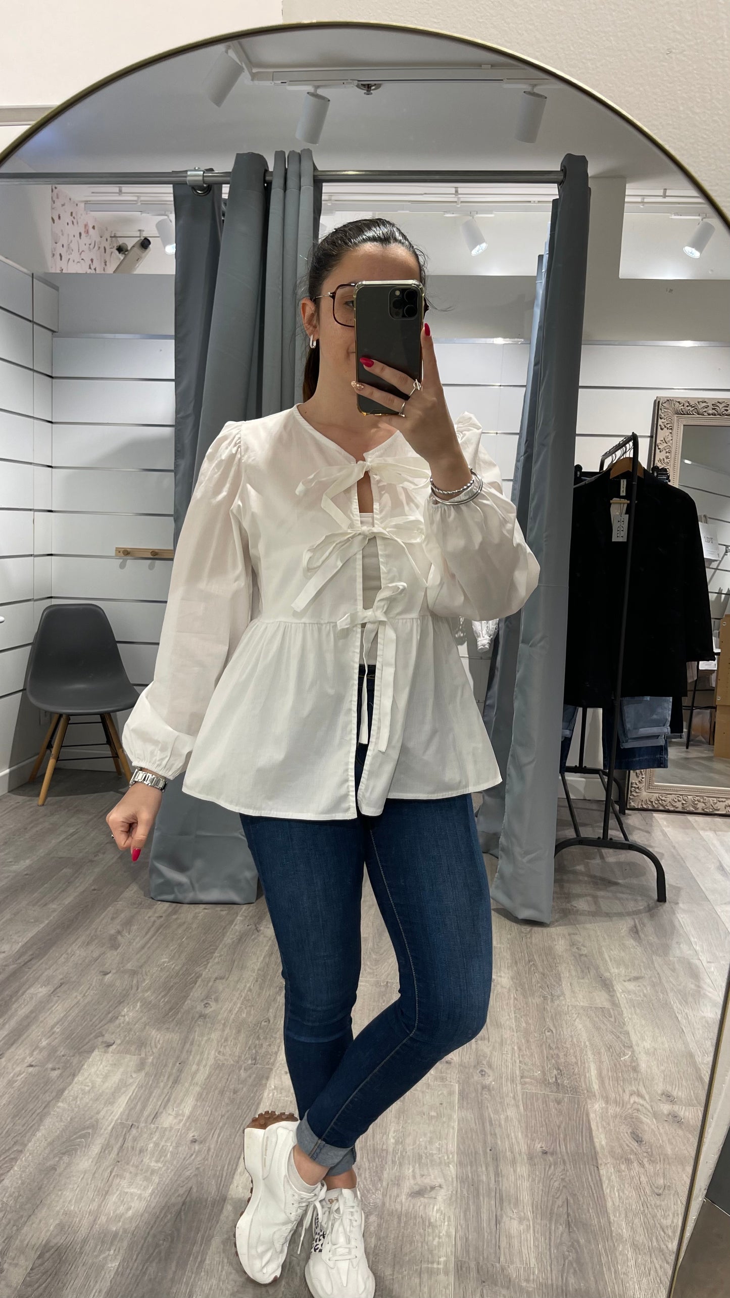 Blouse Aurora blanche