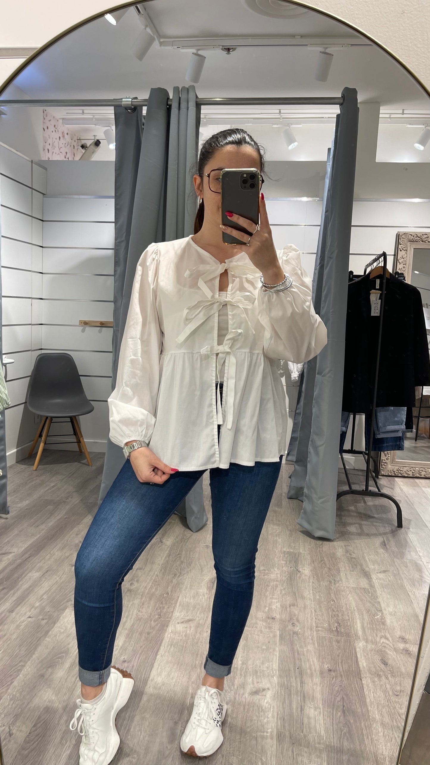 Blouse Aurora blanche