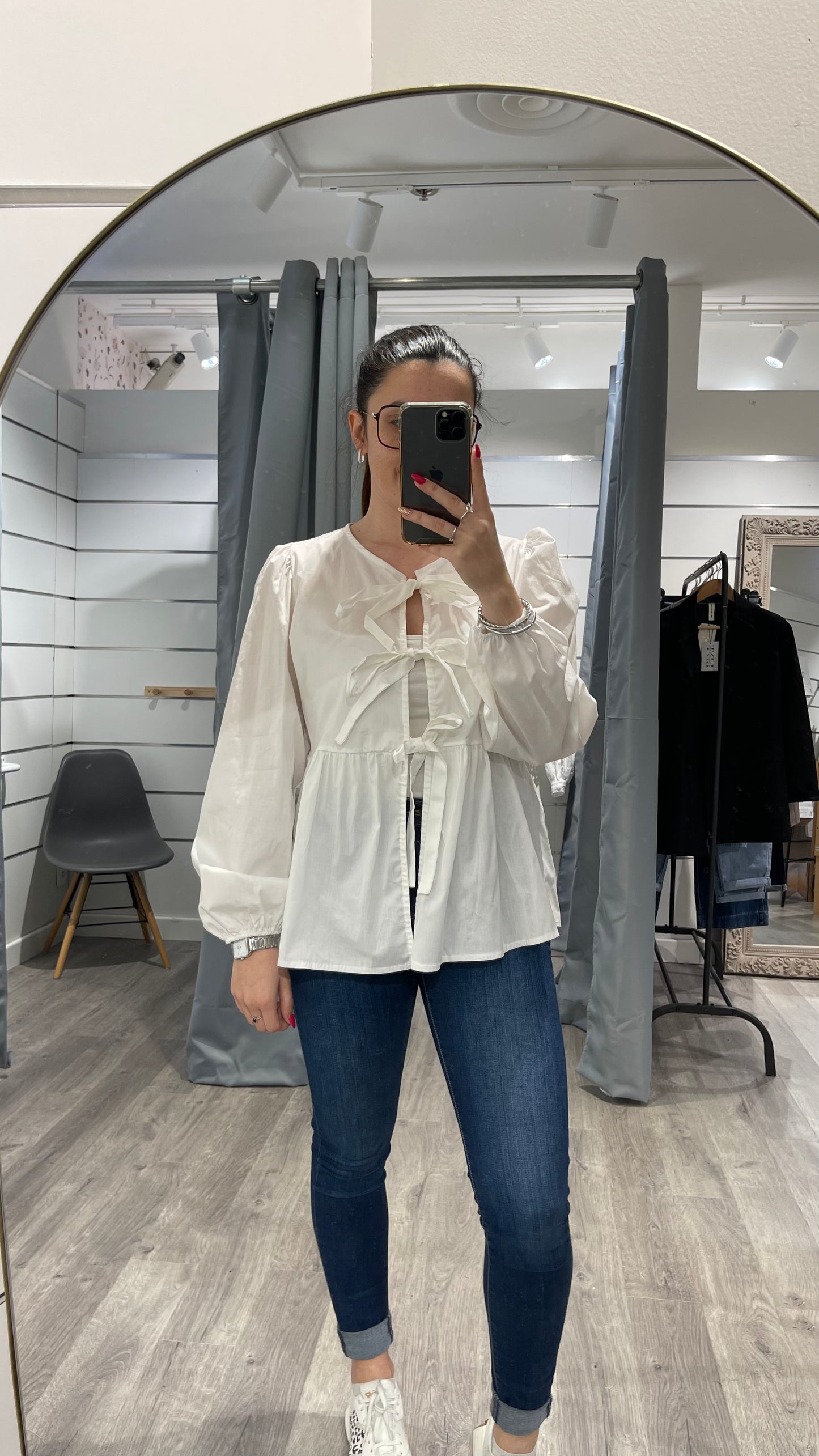 Blouse Aurora blanche