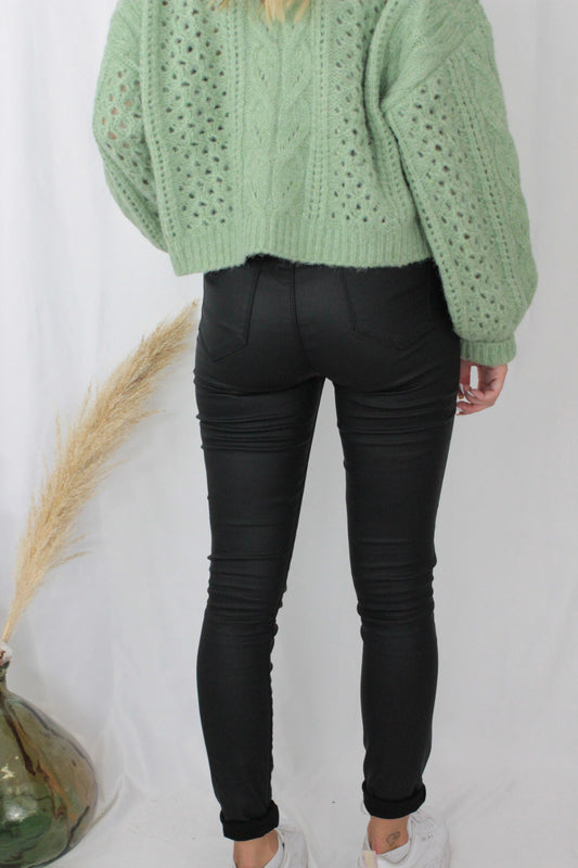 Pantalon simili-cuir Alicia